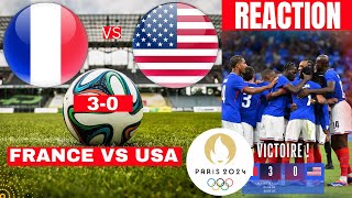 France vs USA 30 Live Olympic Games 2024 Football Match Score Commentary Highlights USMNT Direct [upl. by Atiuqehs]