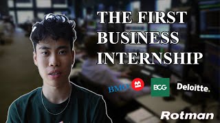 How to land your FIRST internship as a business student  Rotman Commerce [upl. by Audrey]