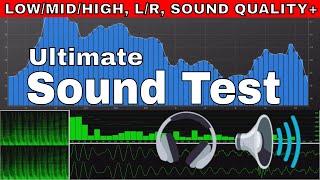 Test Your SpeakersHeadphone Sound Test LowMidHigh LR Test Bass Test Quality Frequency Range [upl. by Volkan]