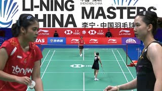 Gregoria Mariska Tunjung INA VS Chochuwong THA  R32 Li Ning China Masters Badminton 2024 [upl. by Saire102]