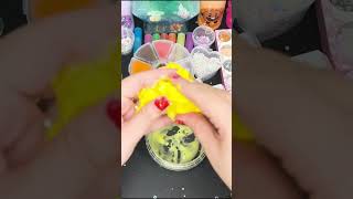 RAINBOW SLIME 🌈 Mixing Random Magic Colors Slime  Oddly Satisfying Video shorts [upl. by Zosima]