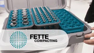 Tableting Tools and EasyCare solution at interpack 2023 in Spanish  Fette Compacting [upl. by Noman]