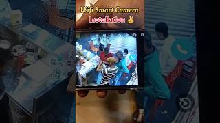 Wifi Smart Camera 📷 Installation cctvsurveillance home construction [upl. by Sylvia]