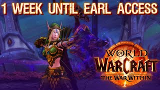 War Within Starts in 1 Week  World of Warcraft WOW  live gameplay [upl. by Ahsinam]