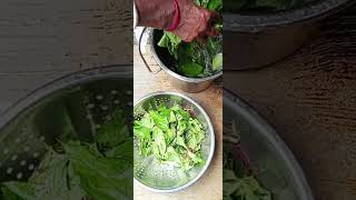 Easy Leafy Green Vegetables Recipe  cooking food [upl. by Odlaniger]