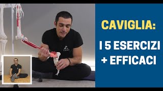 PROBLEMI alla CAVIGLIA i 5 ESERCIZI più EFFICACI [upl. by Evered]