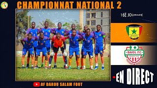 DIRECT MATCH NATIONALE 2  AF DAROU SALAM vs AVENIR MBACKE [upl. by Noryb]