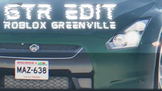 Roblox Greenville EDIT  Nissan GTR R35 [upl. by Allecsirp]