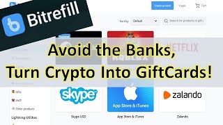 BitRefill  GiftCards for Amazon Apple Store Google Play Uber Eats NetFlix Walmart etc 3000 [upl. by Ariaes]