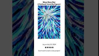 Wave Nova Star Tutorial Reviews patchworkquilt quilt quilting quiltpattern sewing handmade [upl. by Bullivant]