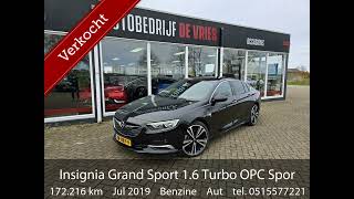 Opel Insignia Grand Sport 16 Turbo OPC Sport Leder20Inch [upl. by Lazare893]