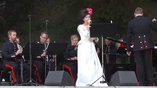 Cheek To Cheek  Angelina Jordan and Forsvarets Stabsmusikkorps  Oslo  16062018 [upl. by Barny]