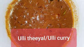 Sadhya RecipeUlli theeyalUlli curry Pathanamthitta style [upl. by Dacie]