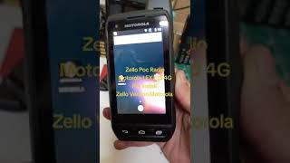 Zello Walkie Talkie Motorola LEX F10 4G [upl. by Stavros]