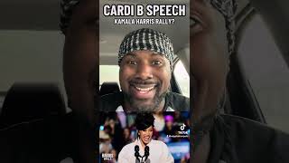 CARDI SPEECH AT KAMALA HARRIS RALLY [upl. by Gwenn]