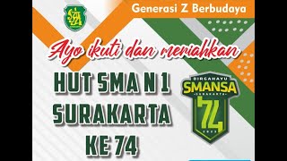 HUT SMAN 1 SURAKARTA KE 74 [upl. by Maida899]