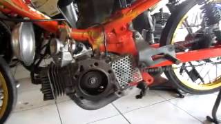 F1ZR Drag 116cc tune up kopral163com Pak Eko Garmoz [upl. by Eeryn]