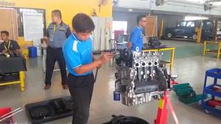 KOLEJ VOKASIONAL MELAKA TENGAH KV SKILLS UNIT TEK AUTOMOTIF [upl. by Ailene]