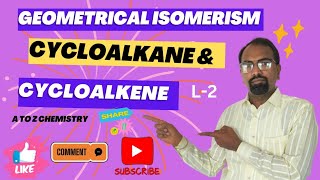 Geometrical Isomerism  Cycloalkane  Cycloalkene  JEE  NEET  By Sartale Sir [upl. by Mihalco362]