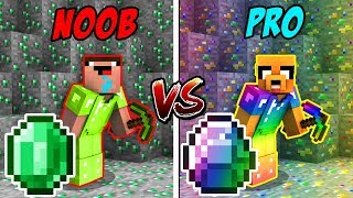 MINECRAFT NOOB VS PRO ¡EN BUSCA DE LA ESMERALDA LEGENDARIA 💎😱 EntreDimensiones Ep 4 [upl. by Notreb]