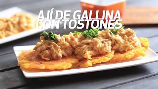 Ají de gallina con tostones  Recetas Fáciles  Food Network Latinoamérica [upl. by Filide]