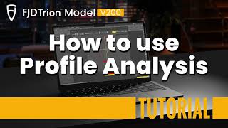 FJD Trion Model V200 How to use Profile Analysis [upl. by Mokas544]