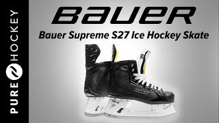 Bauer Supreme S27 Ice Hockey Skate  Product Review [upl. by Lede]