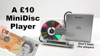 A MiniDisc Player for £10  Will it work What’s the catch [upl. by Shedd]