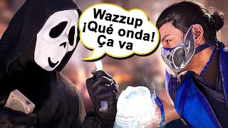 Ghostface Talks in Different Languages Intros  Mortal Kombat 1 [upl. by Koeppel]