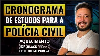 Tutorial de como montar um cronograma de estudos para a Polícia Civil [upl. by Reseta]