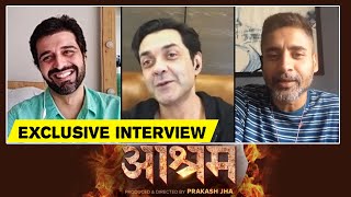 Aashram  Bobby Deol Sachin Shroff And Chandan Roy Sanyal Exclusive Interview [upl. by Christensen]