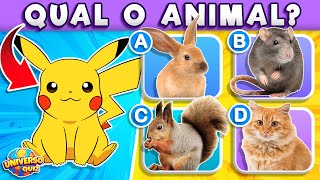 Adivinhe os Personagens na VIDA REAL 🐿️ Qual Animal é o Personagem🐇 Adivinhe os Bichos [upl. by Oidualc]