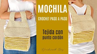 Mochila a crochet paso a paso  Handwork Diy [upl. by Nesta30]