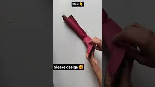 Sleeves design 💯💯💯design fashion trending shorts sewing tricks youtubeshorts [upl. by Adnahsal]