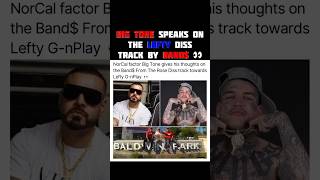 Big Tone speaks on Lefty GunPlay Diss track by Band 😳👀 shorts leftygunplay bigtone [upl. by Stent]