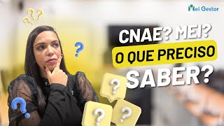 Quer abrir seu MEI e não sabe o que é CNAE Entenda tudo sobre o Melhor CNAE [upl. by Ailatan]