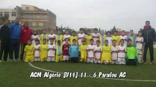 ACM Algérie U11 vs Paradou AC [upl. by Arotak554]