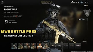 MWII Battle Pass Season 3 Collection  Store View Showcase [upl. by Vasos268]