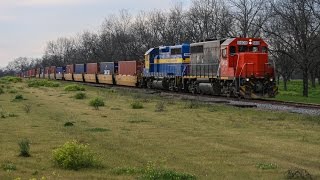 Shortline Railfanning Heart of Georgia Railroad Freights and Intermodal [upl. by Caddaric]