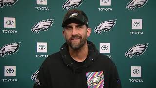 Nick Sirianni meets with the media ahead of the Eagles bye week [upl. by Steffy]