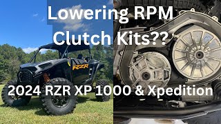 HW Opinion on Lower RPM Clutch Kits for 2024 Xpedition and RZR XP 1000 [upl. by Nageet]