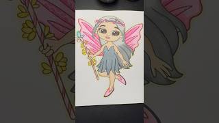 Color with me 🧚 Fairy at Fashion Week Coloring Book coloring coloringbook artist relaxing art [upl. by Kitty77]