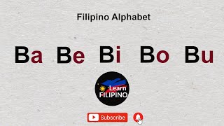 Filipino Alphabet ABAKADA  Basic Filipino Language Lesson for Beginners  Tagalog Alphabet [upl. by Harlin]