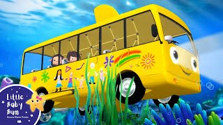 Wheels On The Bus Underwater  LittleBabyBum  Nursery Rhymes for Babies ABCs and 123s [upl. by Conni153]