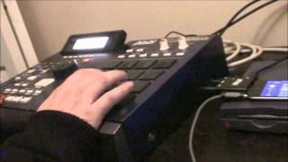 Beat Making with iRig MIDI SampleTank iOS amp a Akai MPC 2000XL [upl. by Anegal]