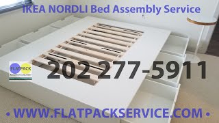 IKEANORDLI Bed Assembly Specialist ✪ washingtondc ✪ INSTAGRAM ✪ FLATPACKSERVICECOM ✪ ikea 🟧🟨 [upl. by Lynde]