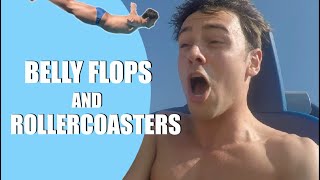 Epic Bellyflop Challenge  Divers Day Off I Tom Daley [upl. by Arteid]