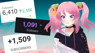 growing your channel AS A VTUBER [upl. by Polloch]