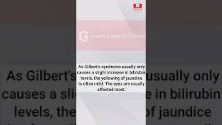 Gilberts amp CriglerNajjar Syndrome type 1 mnemonic shorts [upl. by Ecadnarb]