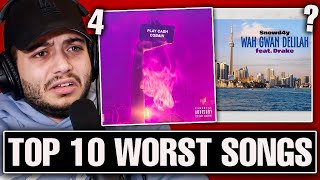 Top 10 Worst Rap Songs of 2024 [upl. by Sheehan]